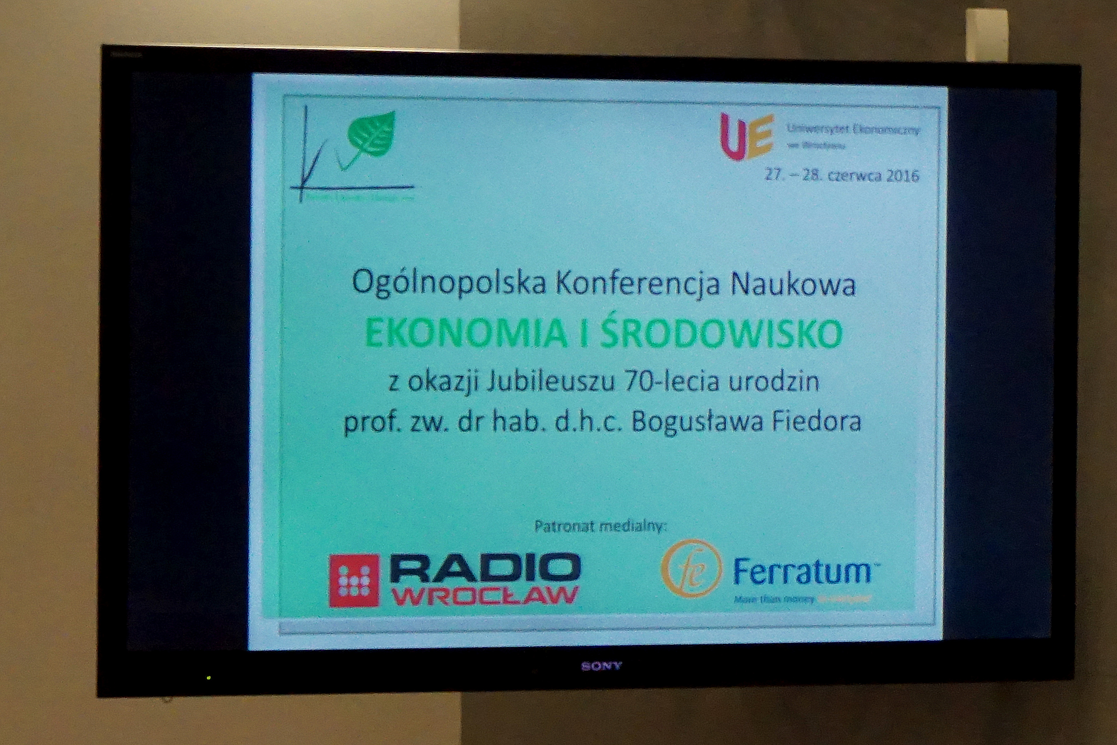 Konferencja naukowa "Ekonomia i środowisko" 